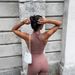 Y2k Sporty Two-Piece Set – Cropped Workout Top & High-Waist Shorts (Dusty Pink, S-Xl) Sweat-Wicking Magic_ecoleips.com