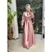 Women's Clothing Middle East Muslim Arab UAE Dubai Ladies Fashion Long Sleeved Dress_ecoleips.com
