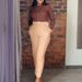 Cross-Border Women's Independent Station Spring New Fashion High-Waisted Solid Color Slim Fit Suit European And_ecoleips.com