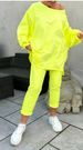 2025 New Casual Solid Color Round Neck Long Sleeve Top Sports Versatile Pants Set For Women_ecoleips.com