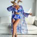 Women’s Clothing new sexy high end fashion multi color printed three piece bikini BIKINI women's swimsuit_ecoleips.com