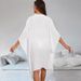 Women's Bamboo Cotton Beach Cover-Up Cardigan - Loose Fit Sun Protection Blouse For Swimsuits & Bikinis, Vacation Wear _ecoleips.com
