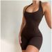 Spring Women's Sexy Backless Halter Neck Short Sports Jumpsuit Solid Color Street Fashionista_ecoleips.com