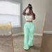 European And American New Contrast Color Double Waistband Layered Loose Sports Street Casual Trousers Two Piece Suit For Women_ecoleips.com