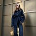 Women's Clothing Trend Solid Color Single Breasted Denim Classic Denim Jacket & Pants Set – Stylish Two-Piece Outfit Comfortable Versatile, Blue_ecoleips.com