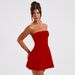Sexy Women's A-Line Dresses Summer New Solid Sexy Sleeveless Off Shoulder Bodycon Dresses Fashion Elegant Club Party Lady Dress_ecoleips.com