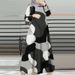 In Stock Cross-Border New Printed Middle Eastern Muslim Malay Full Sleeve Round Neck Robe Long Dress Factory Wholesale_ecoleips.com