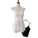 High Grade Layered Slimming Hot Girl Lace Unique Waist Suspender Dress Short Skirt Bottoming Shirt Sleeveless Top_ecoleips.com
