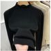 Ultra-Warm Fleece-Lined Knit Sweater For Women – Cozy High Neck Pullover In Black, Khaki, Beige, Brown & White_ecoleips.com