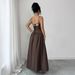 Elegant French Retro Style Women's Slip Dress Spring Summer Elegance_ecoleips.com
