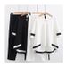 Women's Slimming Two-Piece Suit Pants Set Age Reduction Belly Covering Fashionable Thick Leg Look Summer Clothing For Mothers_ecoleips.com