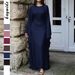 Women's Clothing Elegant Long-Sleeved Dress Solid Color Style Women's Autumn Winter Clothing For Formal & Casual For Women_ecoleips.com