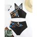 Women's Floral Print Bikini Set – Two-Piece Swimwear With Removable Padded Cups & Adjustable Straps_ecoleips.com