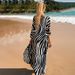 Women's Clothing Loose Robe Beach Jacket Seaside Vacation Sun Protection Outerwear Long Dress Bikini Shirt Swimsuit_ecoleips.com