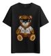 Women's T-Shirts Muscle Freaks Philipp Plein Bear Style T-shirt_ecoleips.com