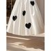 French-Inspired High Waist A-Line Skirt – Flowy Midi Skirt With Elegant Floral Print & Slimming Pleats | Spring Summer White Skirt For Office & Brunch_ecoleips.com