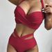 Verve Hot Selling Two-Piece Swimsuit New Sexy Tight Push-Up Tie Back Bikini Women_ecoleips.com