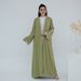 Embroidered Floral Kimono Cardigan – Long Sleeve Boho Chic Cover-Up For Women (Green, S/M/L/XL)_ecoleips.com