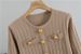 K Short Slim-fit Sweater Set For Women; New Fashion Knitted Top With Wide-leg Pants Two-piece Set._ecoleips.com