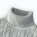 Autumn Men's Long Sleeve Knitted Sweaters Men's Slim Fit Turtleneck Sweater Casual Pullover Sweater Lightweight Ribbed Sweater_ecoleips.com