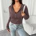 DiYun European And American Casual Simple Style Slim-Fit Sweatshirt Jacket Women's Clothing 2025_ecoleips.com