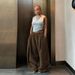 K New Fashion Street Style High Waisted Loose Straight Leg Casual Pants For Women's Clothing_ecoleips.com