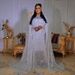 Women's Clothing Length Sequined Dress With Elastic Inner Skirt Two Piece Turkish Dress_ecoleips.com