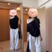 Women's Pure Off-Shoulder T-Shirt Short-Sleeved Loose Fit Summer Style One-Shoulder Design Outerwear New 2024_ecoleips.com