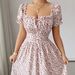 2026 Cross-Border Foreign Trade Hot-Selling Floral Print Elegant Dress_ecoleips.com