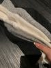 girl High Neck Slim Fit Knitted Base Shirt For Women, Autumn And Winter Inner Wear, Black Sleeve Tight-Fitting High-End Short_ecoleips.com