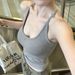 K New Style Of U-shaped Vest With Chest Cushion And Hanging Neck, Suitable For External Wear, Slim Fit And Slimming, Hollowed Out And Beautiful Back_ecoleips.com