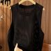 Loose Hollow Knit Vest For Women, 2026 Spring/Summer New Style, Layered Vest, Simple Sleeveless Jacket_ecoleips.com