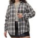 Fat Mm Plus Size Plaid Long-Sleeved Shirt Women's Thin Spring Korean Version Loose Cover The Tummy To Slim Down_ecoleips.com