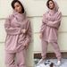 New Autumn And Winter Women's Fashion Casual Sweater Set Two-piece Set_ecoleips.com