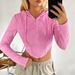 Voya Women's Clothing European And American Women's Clothing 2026 Spring-summer New Slim-fit Short Sports Hoodie Long-sleeve_ecoleips.com