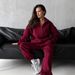 Women's Oversized Fashion Pullover Sweatshirt And Pants Set Long Sleeved Casual Two Piece Collection_ecoleips.com