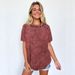 Spring/Summer Cross-Border New Street Style Fashion Trendy Brand Solid Color Round Neck Short Sleeve T-Shirt Top_ecoleips.com