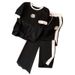 Women's High-End Casual Sportswear Set - Summer Thin Fabric Wide Leg Pants & Top Two-Piece Outfit_ecoleips.com