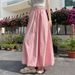 K Sweet And Fluffy Floral Bud Skirt, High Waist Slimming Design, Workwear, Half Body Skirt, Versatile A-line Lantern Skirt_ecoleips.com