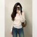 Spring 2026 New Luxury Off-Shoulder Blouse, French Chic White Shirt For Women, Ships Within 10 Days_ecoleips.com