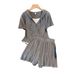 Plus Size Casual Hoodie And Shorts Set For Women - Breathable Comfort Outfit With Slimming Fit_ecoleips.com