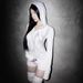Women's Fitted Long Sleeve Hooded T-Shirt V-Neck Patterned Print European American Style Casual Spring Top Chic Early Spring Wholesale_ecoleips.com