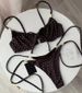 Women's Sexy Solid Color Bikini Two Piece Swimsuit European And American Style Clothing_ecoleips.com