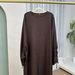 2025 Middle East Dubai Turkey Solid Color Loose Dress Robe LR688_ecoleips.com