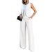 Stylish Women's Waistcoat & Wide-Leg Pants Set - Comfortable Office & Casual Outfit For Chic Everyday Wear_ecoleips.com