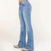 Women's Clothing Jeans Slim Fit Washed Bell Bottoms Women's Trousers_ecoleips.com