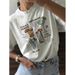 Summer Women's Fashion T-Shirt Short Sleeve round Neck Loose Fit Versatile New Style Cocktail Glass Design_ecoleips.com