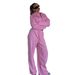 Women's Casual Hooded Pantsuit European And American Style Long Sleeved Jacket Coat With Zipper Pockets_ecoleips.com