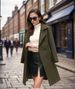 Women's Clothing Slim Fit Fashion Temperament Waist Woolen Coat Women's Woolen Coat_ecoleips.com