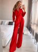 K New Jumpsuit With Slanted Collar And Mid Waist Temperament For Commuting_ecoleips.com